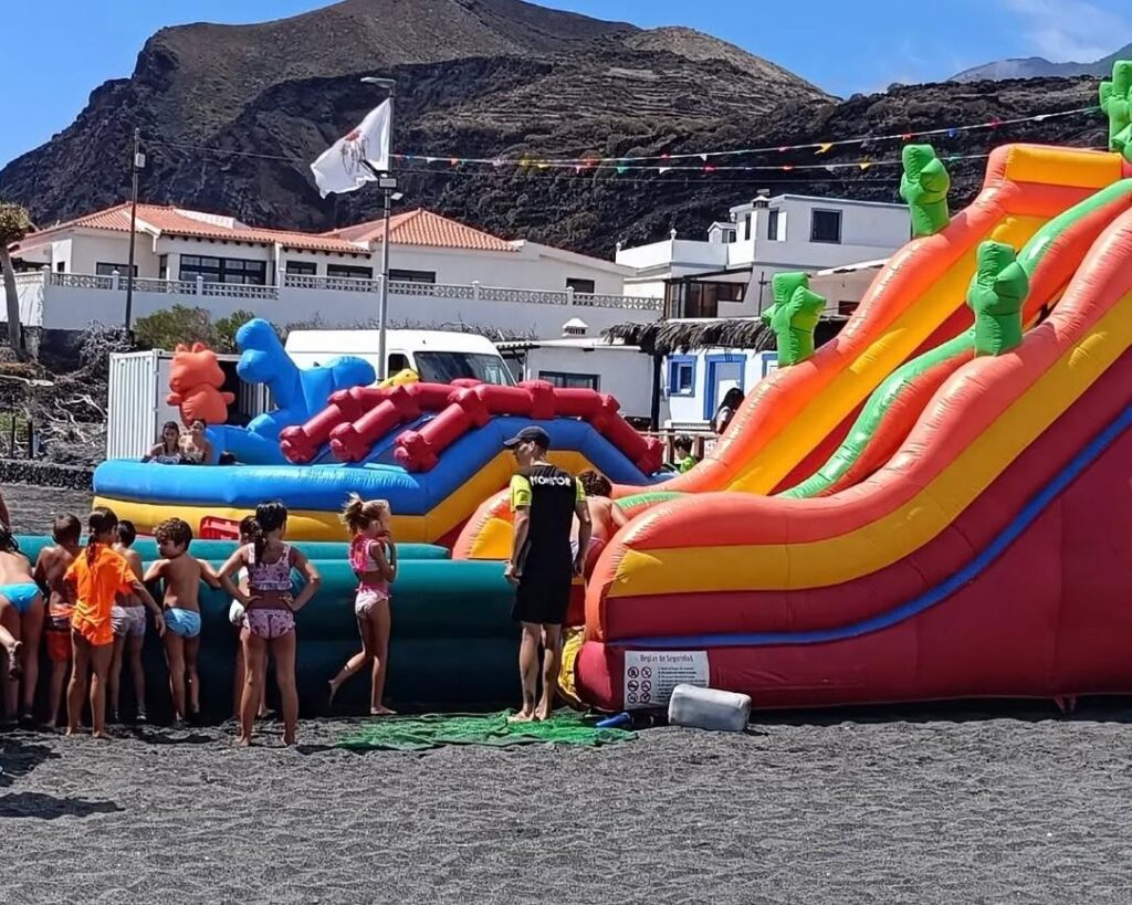 Animación infantil en La Palma. Hinchable