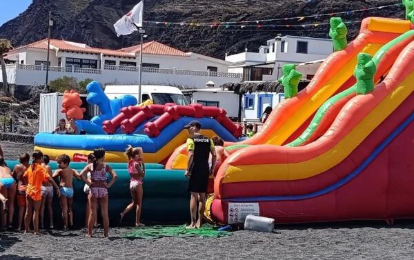 Animación infantil en La Palma. Hinchable